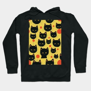 Black Cats for Cat lovers. Perfect gift for National Black Cat Day #15 Hoodie